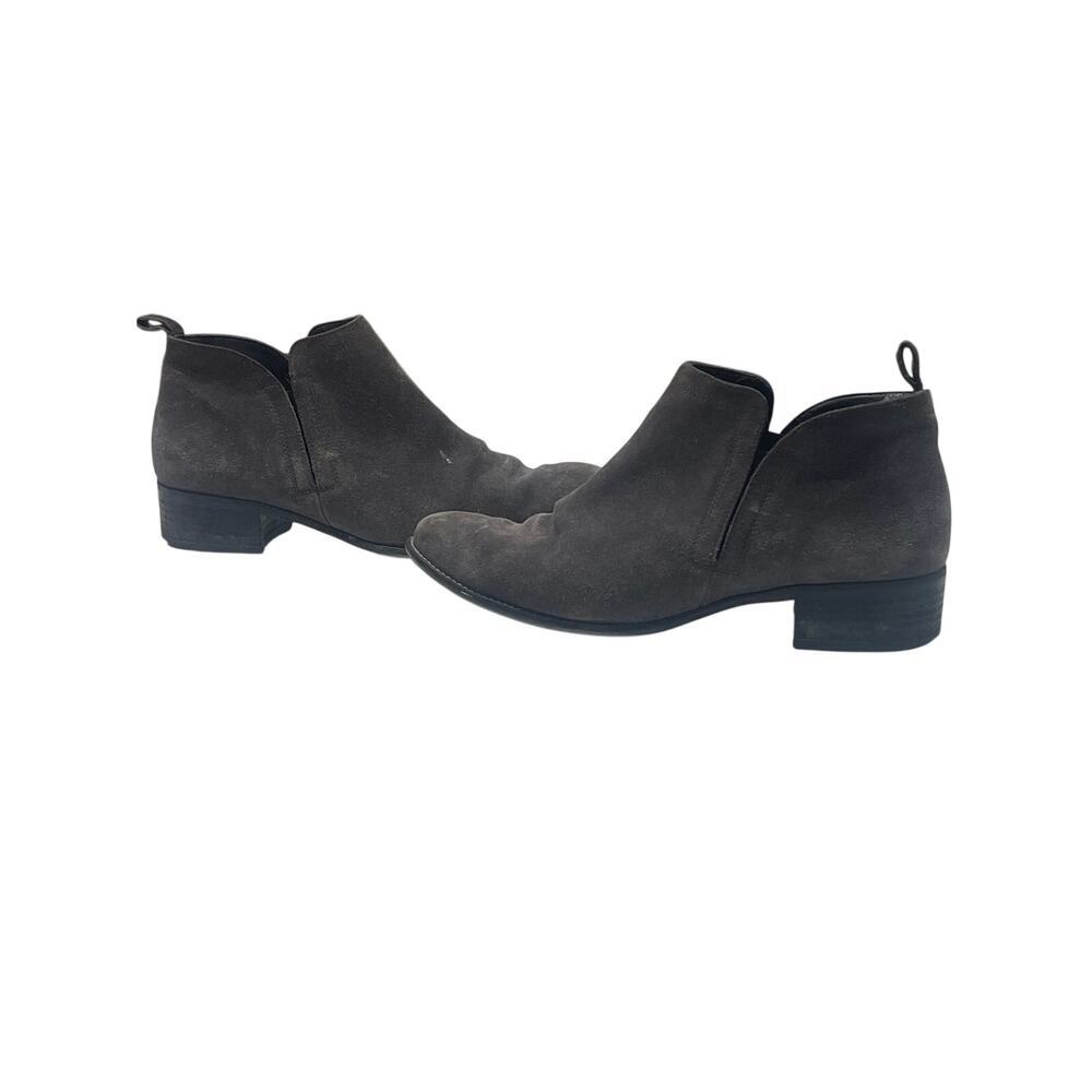 Paul Green Gray Suede Ankle Booties Women’s Size 9.5
